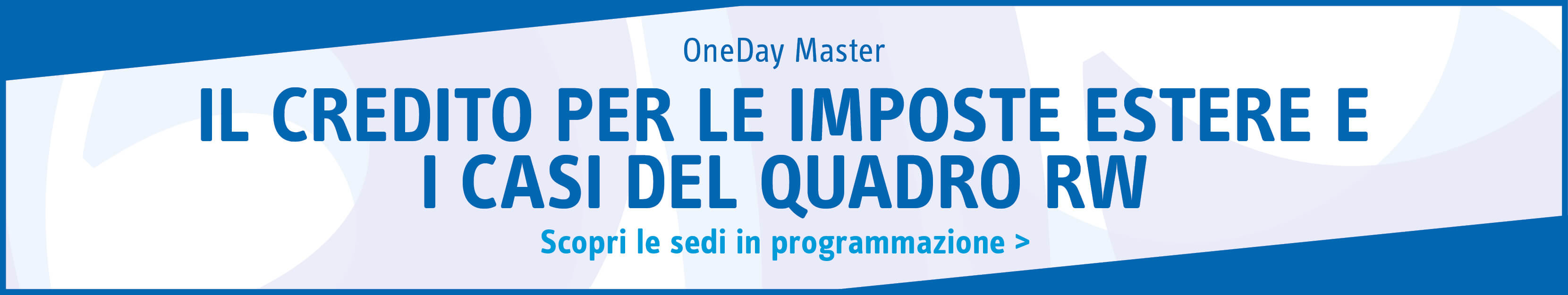 Il credito per le imposte estere e i casi del quadro RW