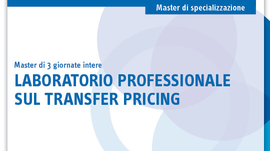 Laboratorio professionale sul Transfer Pricing