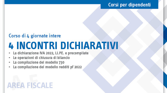 4 incontri dichiarativi