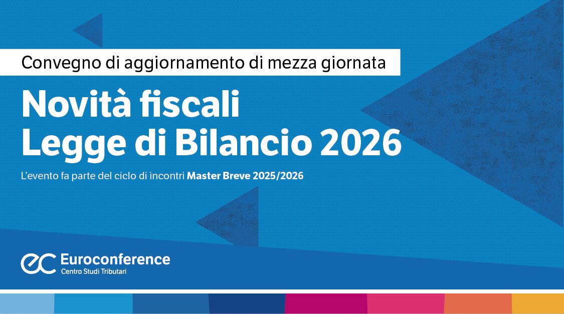 Novità fiscali Legge di Bilancio 2026