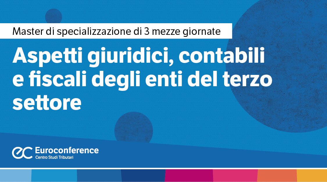 Aspetti giuridici, contabili e fiscali degli enti del terzo settore