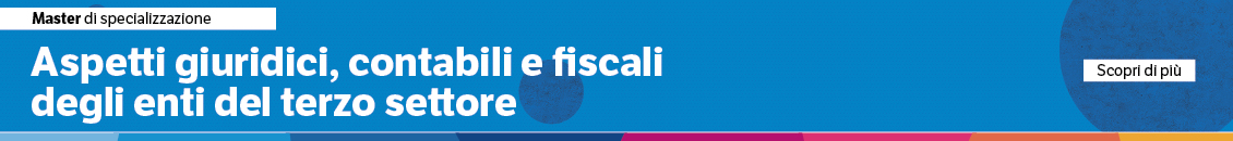 Aspetti giuridici, contabili e fiscali degli enti del terzo settore