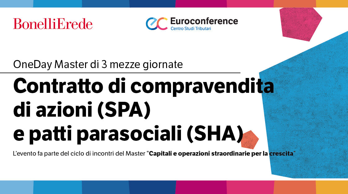 Contratto di compravendita di azioni (SPA) e patti parasociali (SHA)