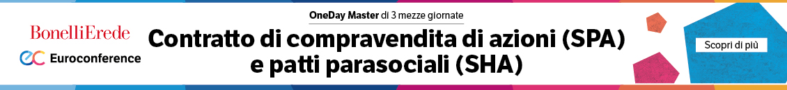 Contratto di compravendita di azioni (SPA) e patti parasociali (SHA)