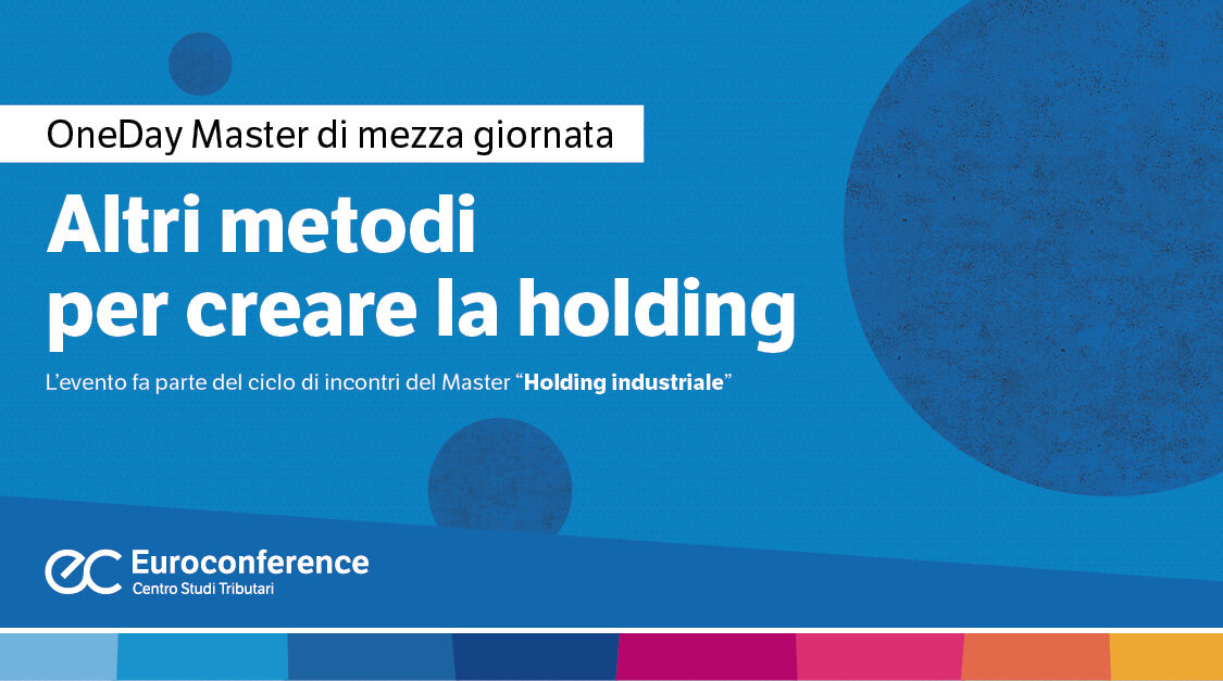 Altri metodi per creare la holding