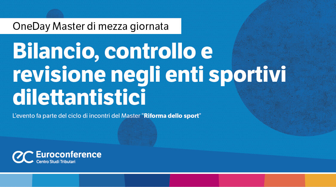 Bilancio, controllo e revisione negli enti sportivi dilettantistici