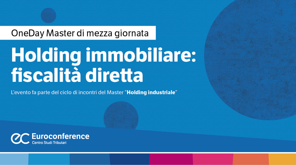 Holding immobiliare: fiscalità diretta