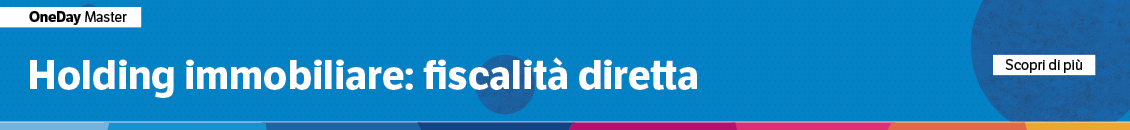 Holding immobiliare: fiscalità diretta