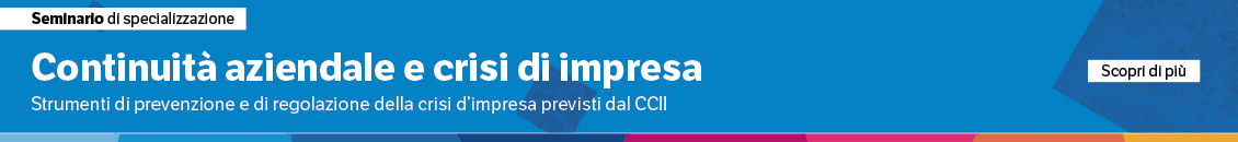 Continuità aziendale e crisi di impresa