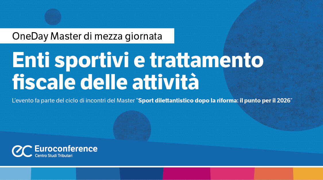 Enti sportivi e trattamento fiscale delle attività
